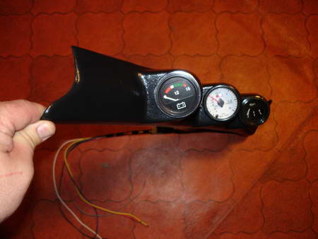 Окончательный вид консоли приборов